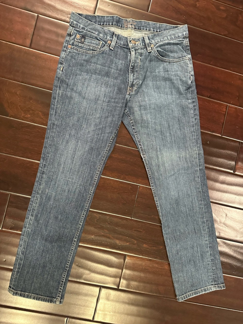 Original Penguin Blue Straight-Leg Jeans Size 32